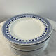 Set of 15 flat plates Sarreguemines Béatrice collection