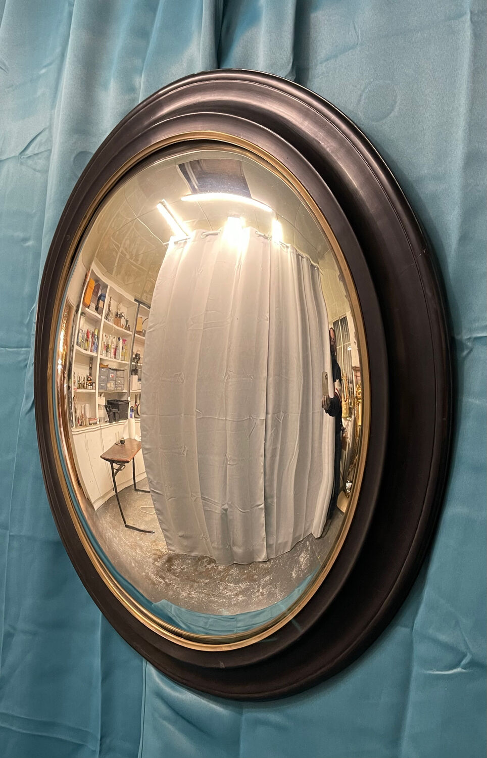 Mirror 90x75 witch of period Napoleon III 1870