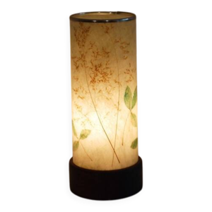 lampe suedoise en fibre - teck