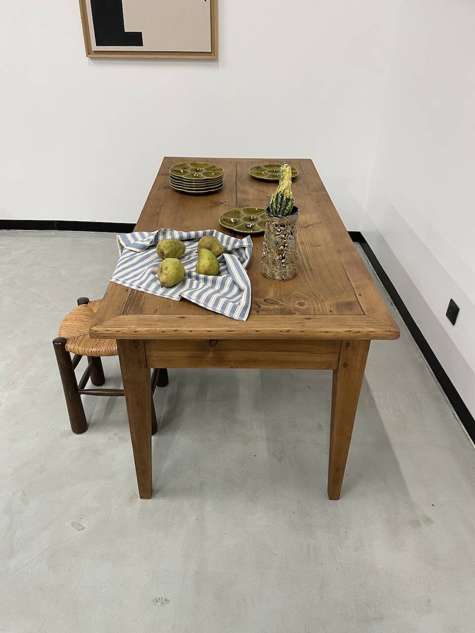 Pine farm table 165 cm