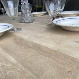 Rectangular table in raw wood
