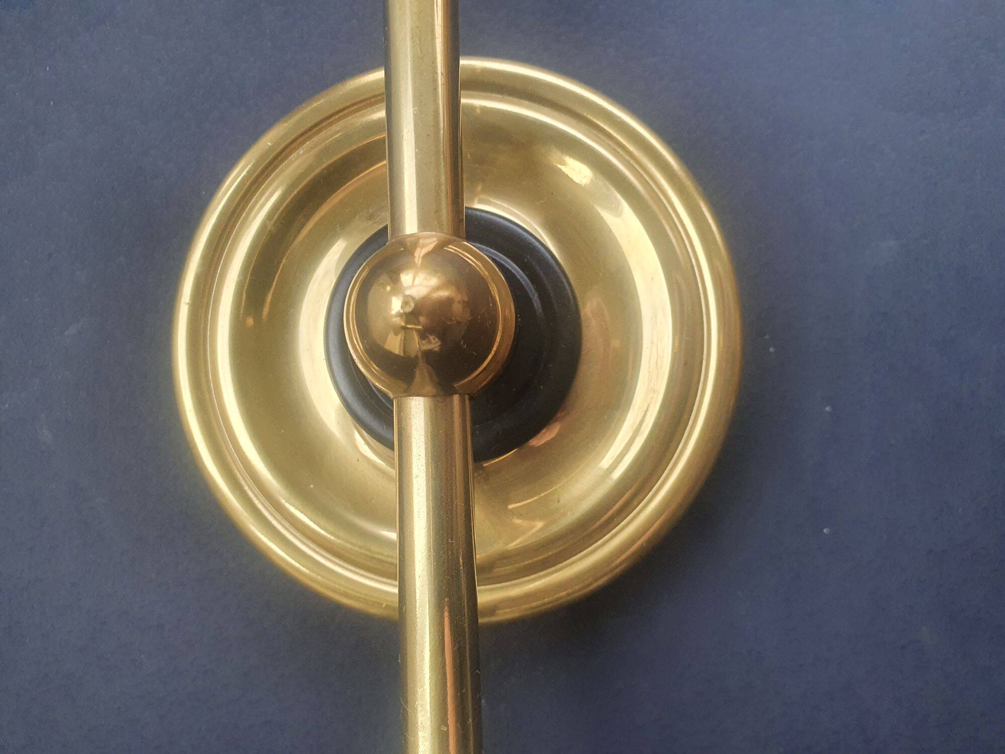 Large wall sconces torch style from the 1950s.