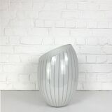 Large Murano glass table lamp with lined pattern 1950-60