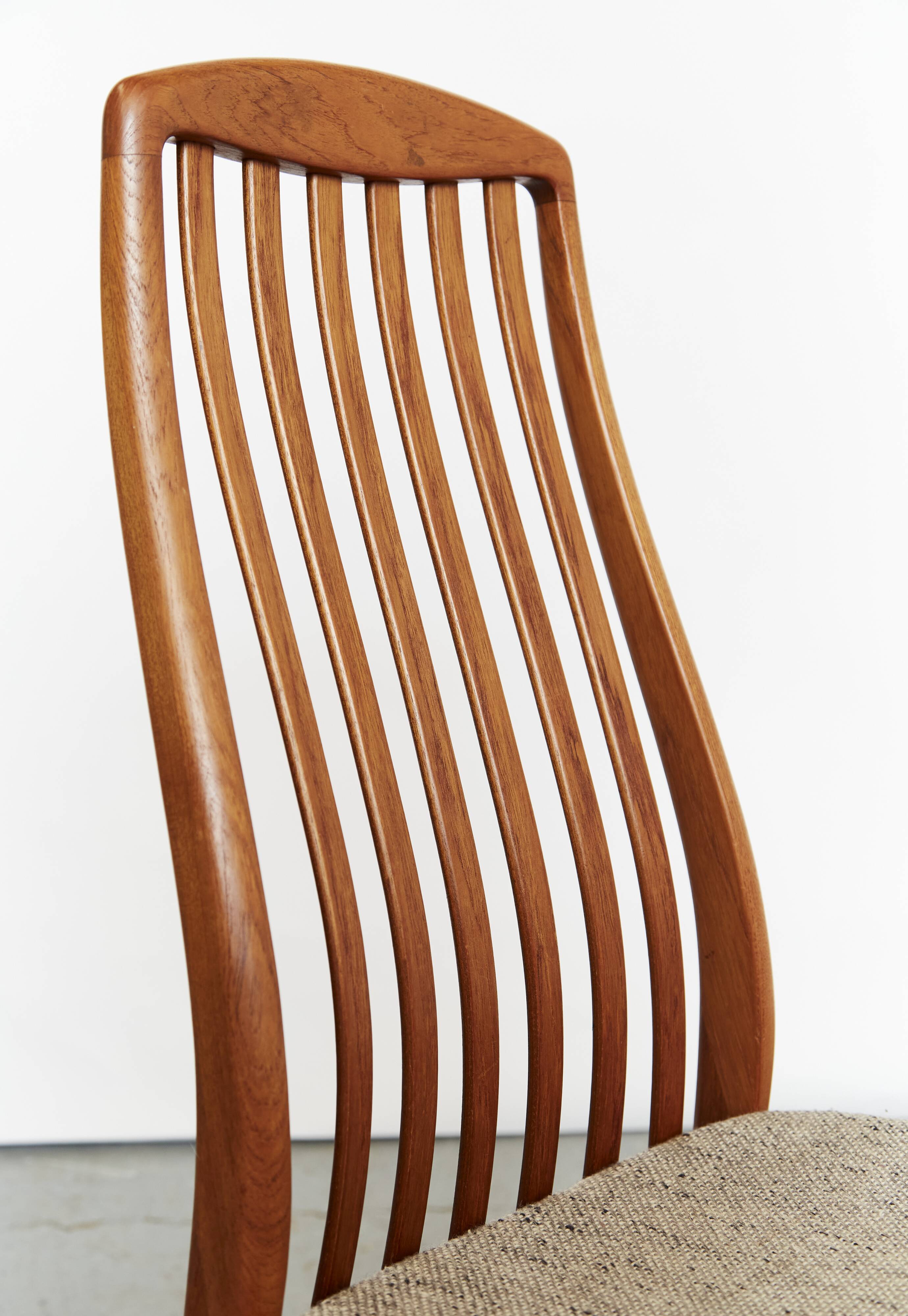 Mid Century Dining Chairs by Schou Andersen I Set of Six