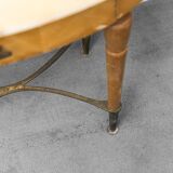 Pair of bedside tables with marble top 1950s vintage modernism