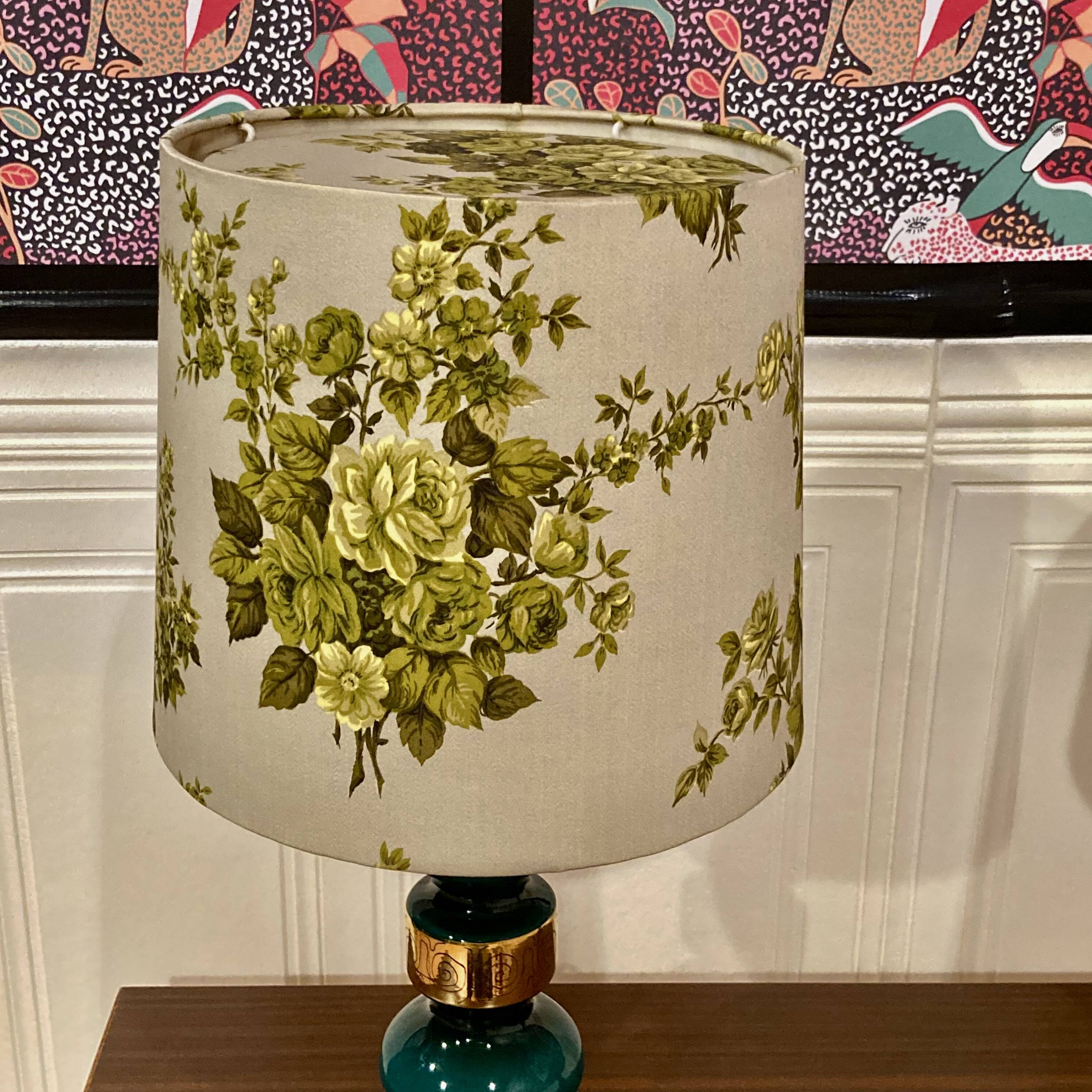 Paire de lampes verre Design scandinave 1950.