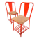 Pair of Tolix night table chairs