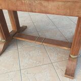 Art Deco table in burr walnut