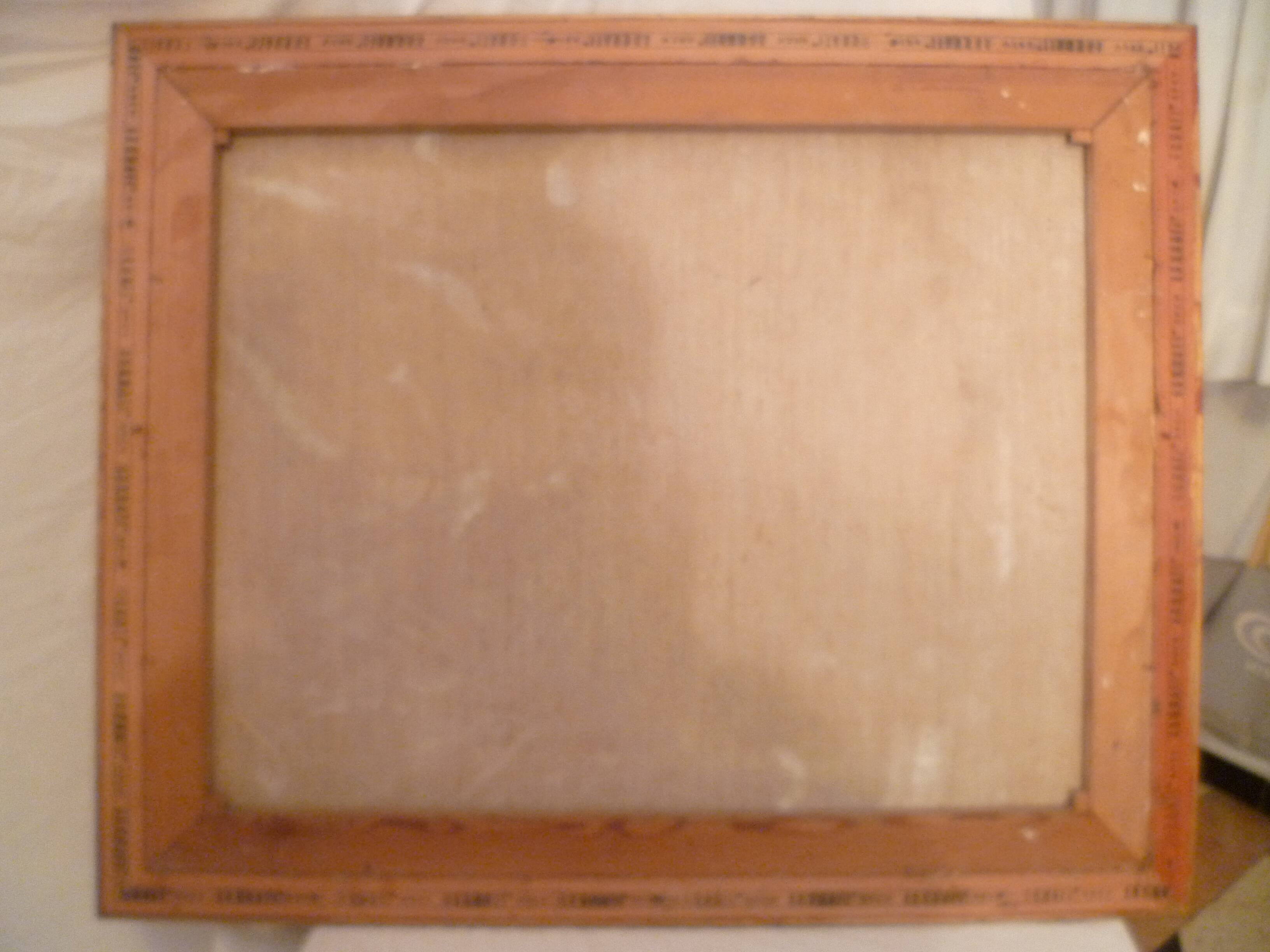 Unframed canvas painting "Horses" signed L. Grun in its frame