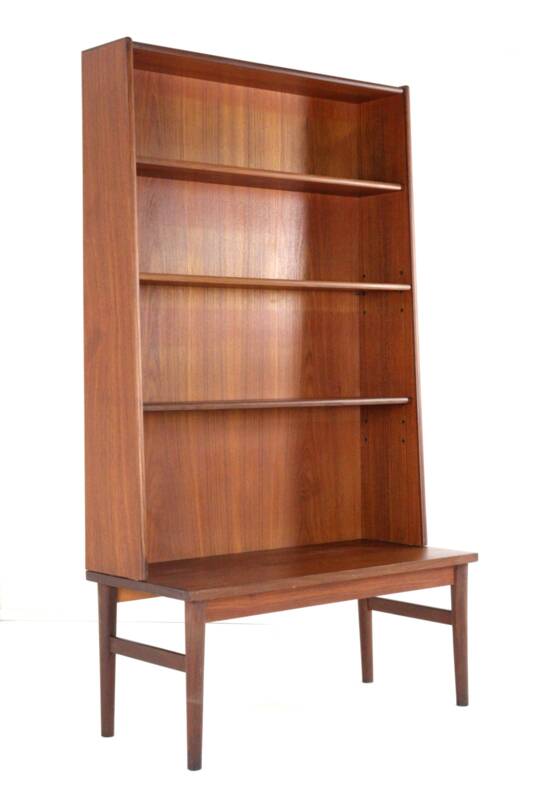 Teak library in mid-century modern style "Itzehoe" - Danish design