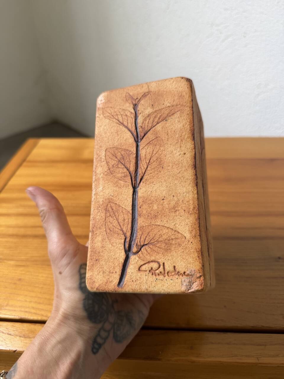 Leduc ceramic herbarium vase