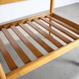 Restored Danish teak rolling table with shelf, 1960s