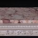 White wall lamp console Louis XVI style with pink marble top