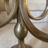 Solid Brass Brutalist Chandelier