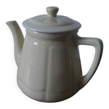 Vintage off-white teapot