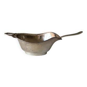 Saucière and its silver metal spoon