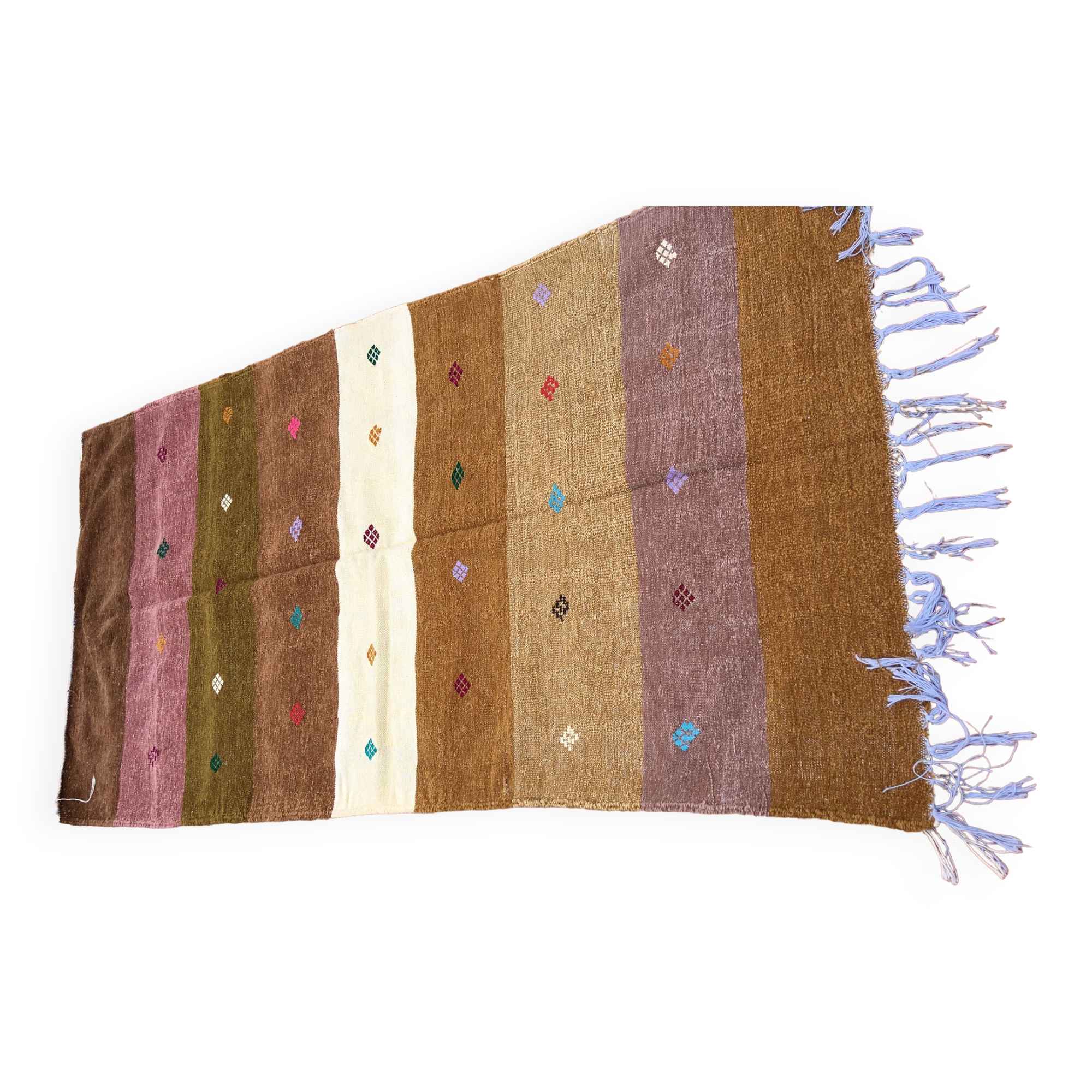 Carpet Kilim Oued-Zem, Velvet, Berber 1m53 x 93 cm