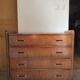 1960s compass leg chest of drawers