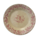 Assiette en porcelaine opaque de Gien  modèle Aviary diam 22,5 cm XIX ème siècle