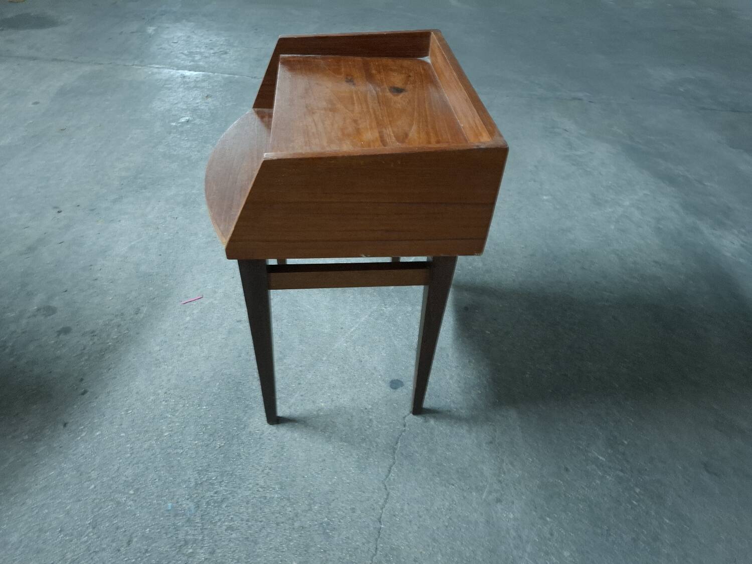 Scandinavian teak bedside table (2 available)