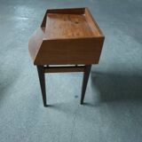 Scandinavian teak bedside table (2 available)