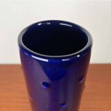 Cobalt blue ceramic vase from the Bangkok series by Melitta, mid-century, 1960s.