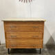 Vintage rattan chest of drawers