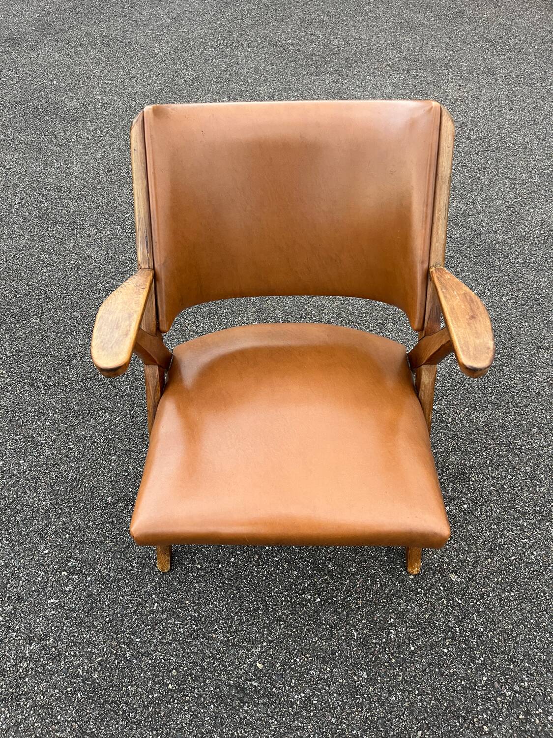 Vintage armchair by Dal Vera Antonio & Sons, 1950 Scandinavian design.