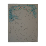 Pablo Picasso: Maternity, signed lithograph
