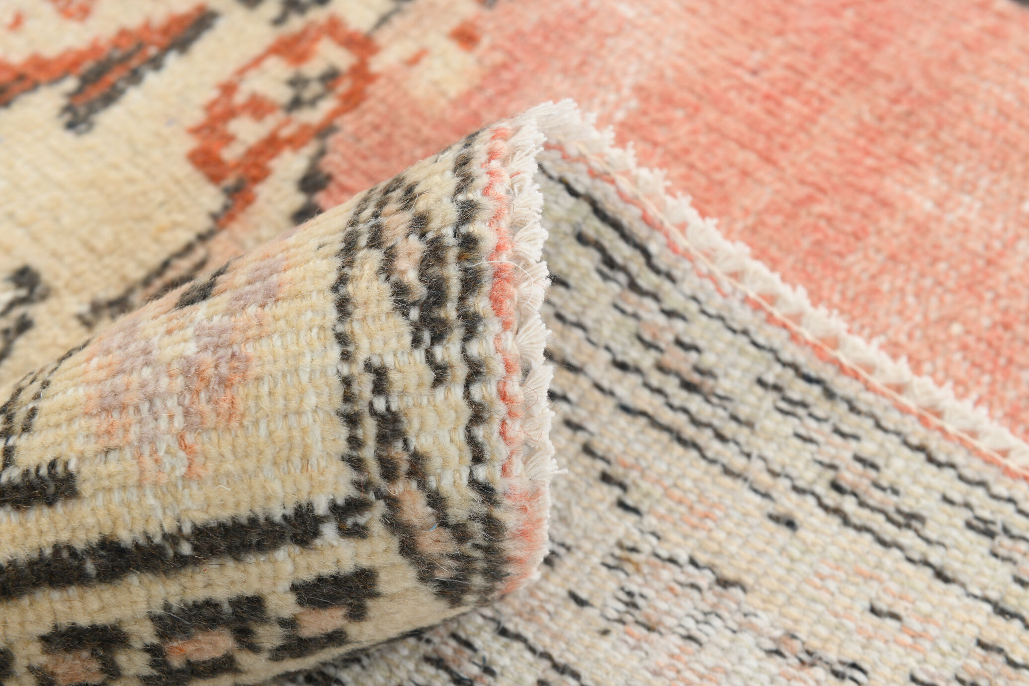 5x9 Madallion Pastel Vintage Rug, 263x160Cm