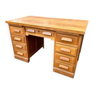 Petit bureau à caissons - atelier bois
