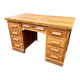 Petit bureau à caissons américain meuble ancien bois art décoratif deco années 50 indus métier atelier administration