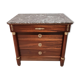 Small Empire dresser with columns detached in Mahogany late 19th century