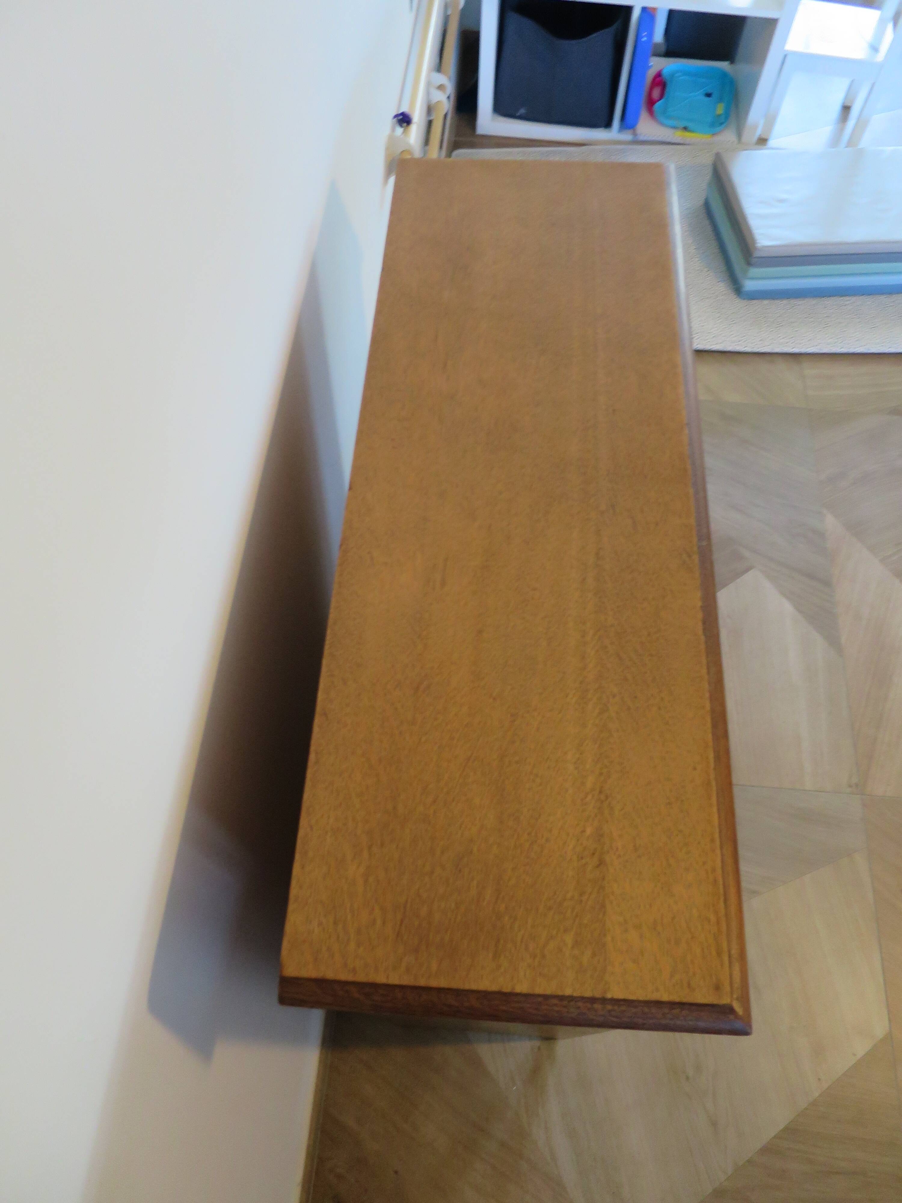 Set of 2 bibus 3 levels - oak color - bookcase shelves