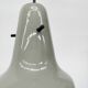 Mid-century grey glass pendant hanging lamp , 1960s Scandinavian