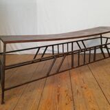 Metal bench