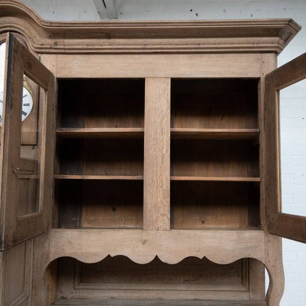 Large Oak 2-Part Buffet, France, 1780s