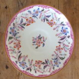 3 different saucers in English porcelain Minton