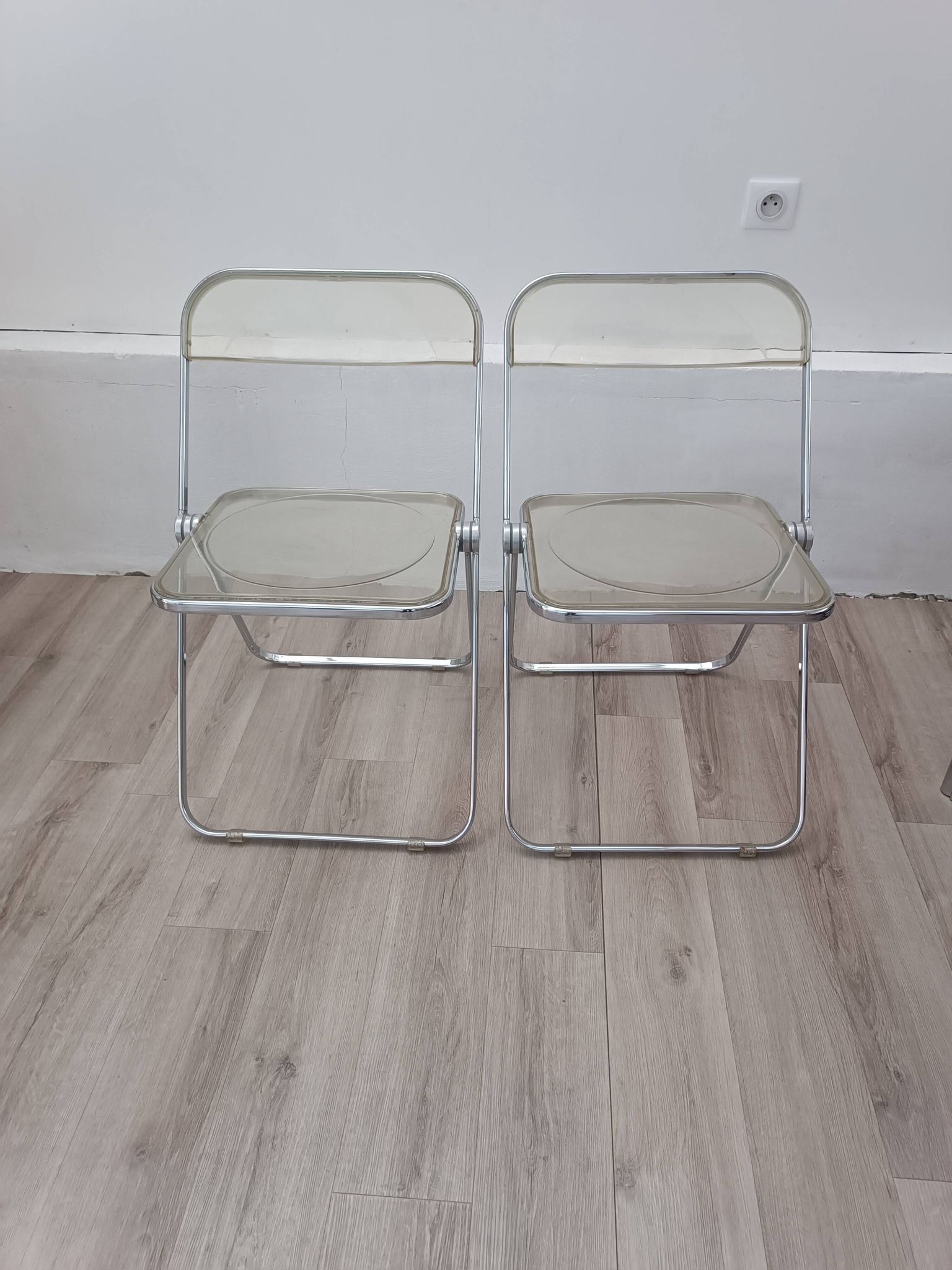 Plia chairs by Giancarlo Piretti for Anonima Castelli 1967