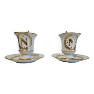 Paire de tasses litron