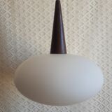 Suspension teck et opaline Louis Kalff, Philips