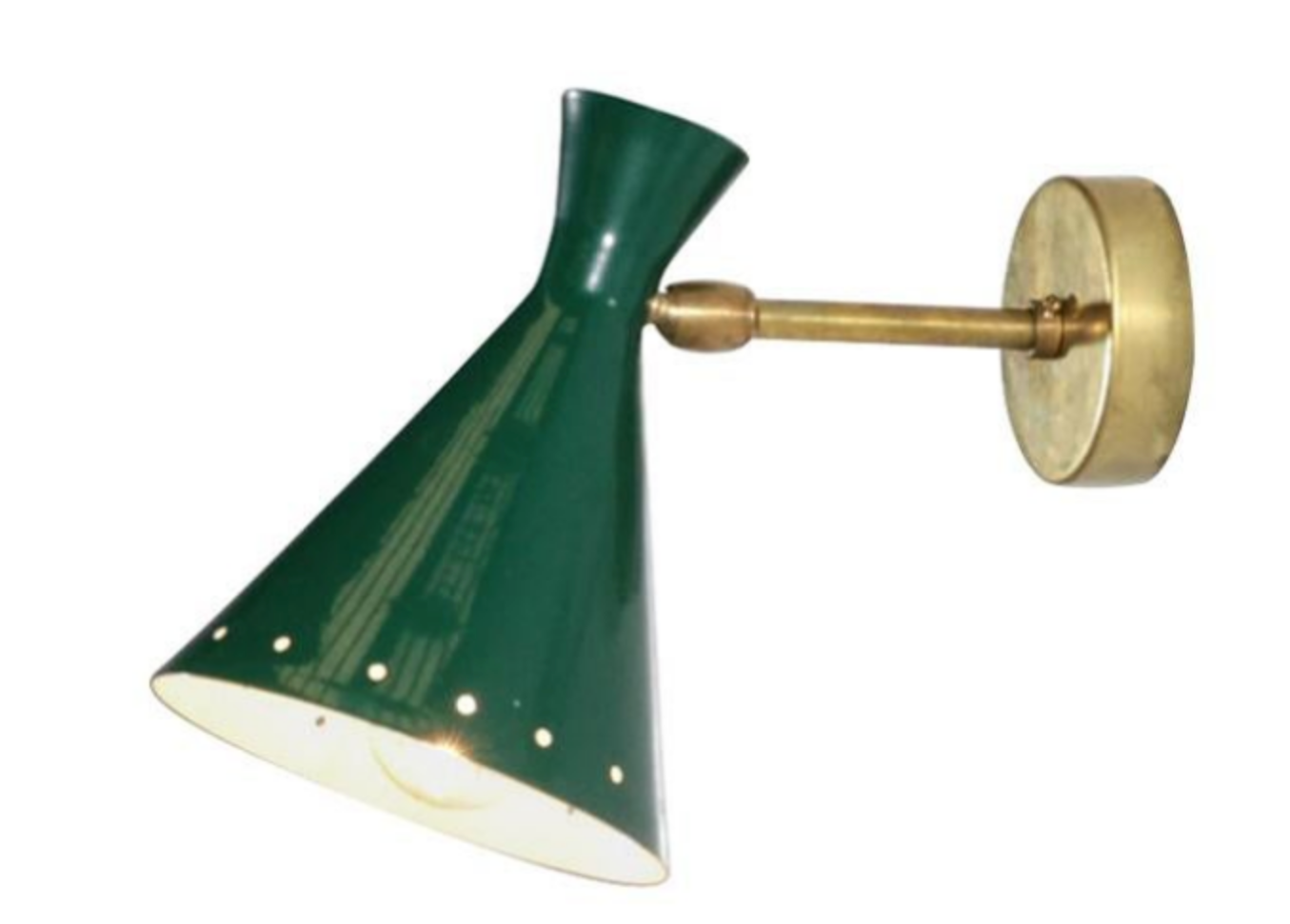 Wall lamp cocotte vert canard