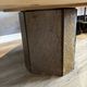 Paul Kingma brutalist coffee table, stone and brass, 1980s