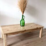 Farmhouse style coffee table, in solid pine