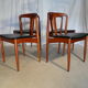 Four vintage Scandinavian chairs Johannes Andersen