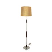 Scandinavian rosewood and metal floor lamp, Sweden, 1960