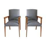 Pair of armchairs bridge 60's