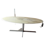 Roche Bobois oval marble table