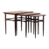 Set of three rosewood tables, Danish design, 60's, production: Denmark