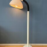Vintage white Dijkstra mushroom space age floor lamp